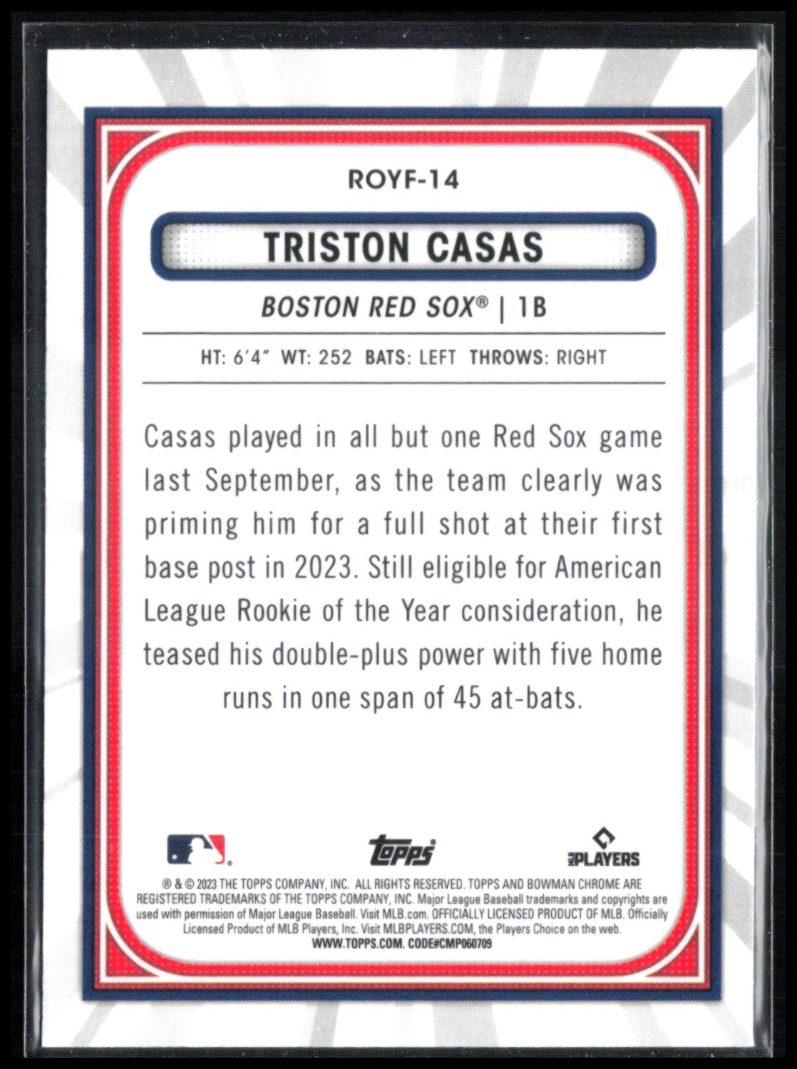 Triston Casas RC