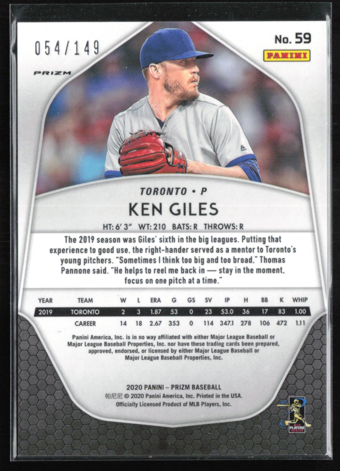 Ken Giles Red Mojo /149
