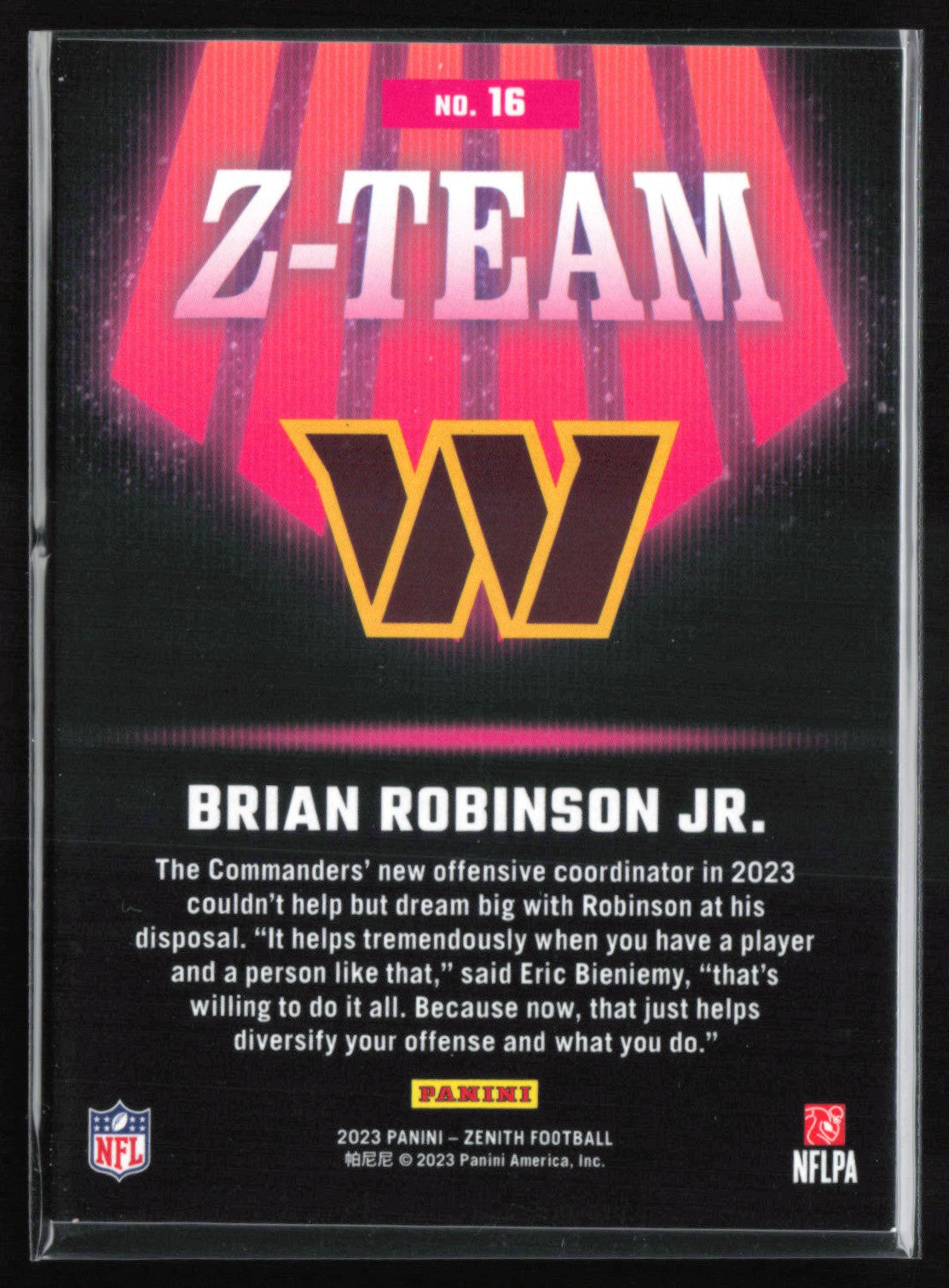 Brian Robinson Jr. Z-Team