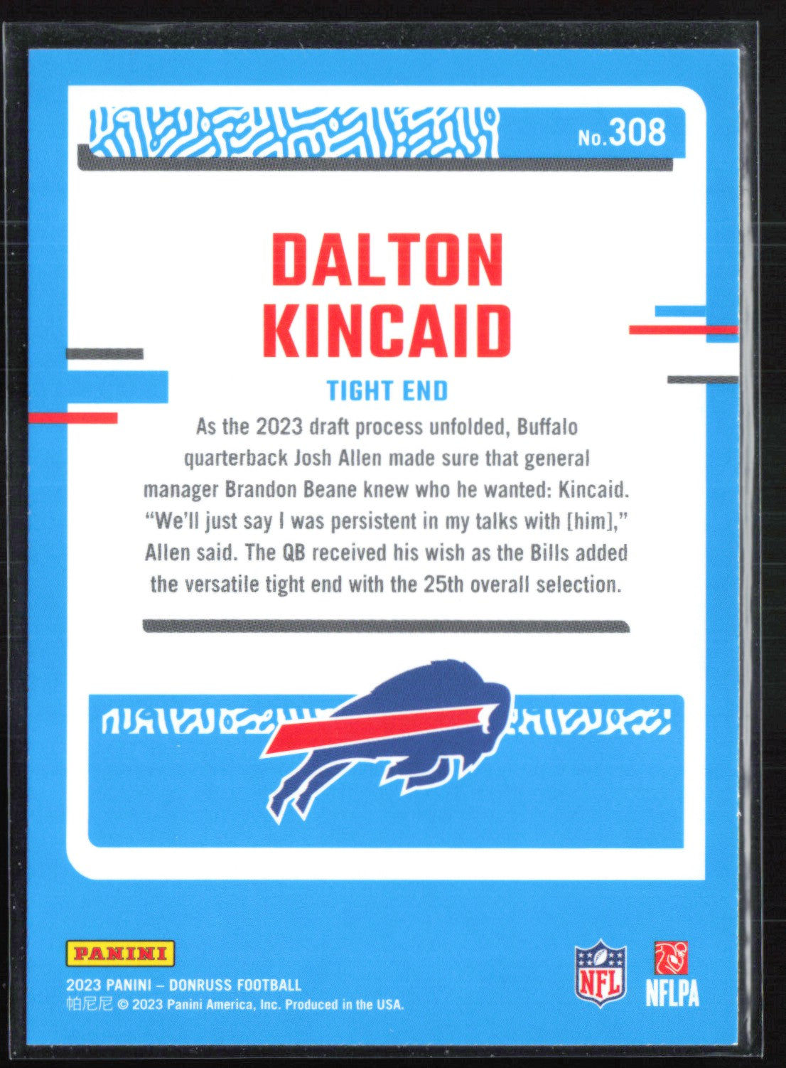 Dalton Kincaid RC Rated Rookie
