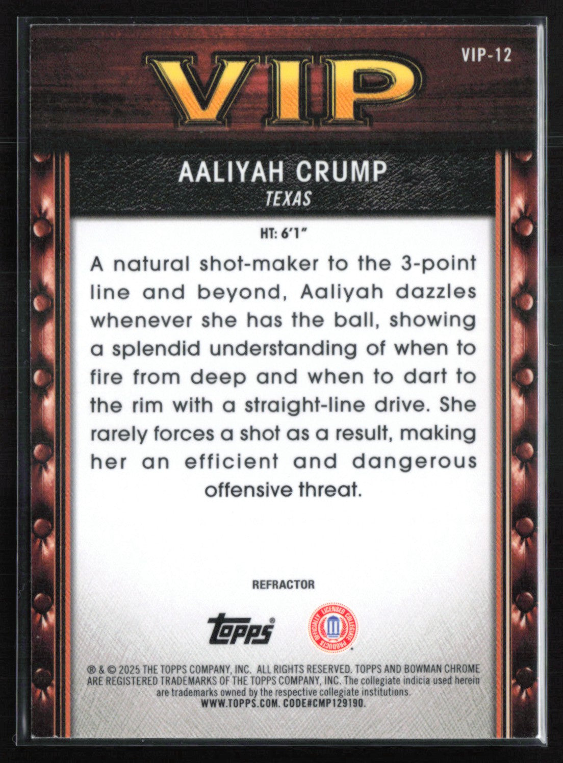 Aaliyah Crump VIP