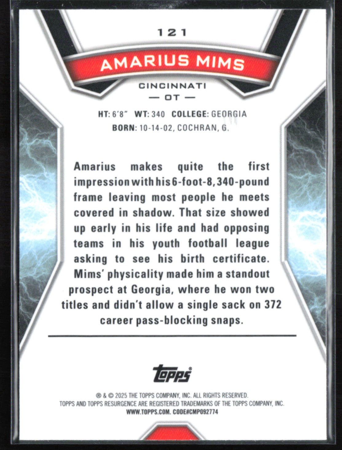 Amarius Mims RC Blue