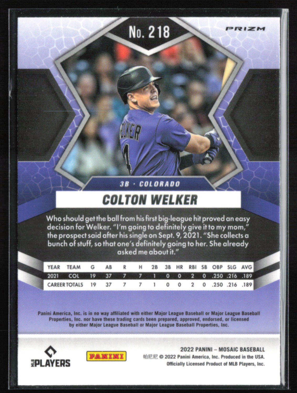 Colton Welker RC Mosaic