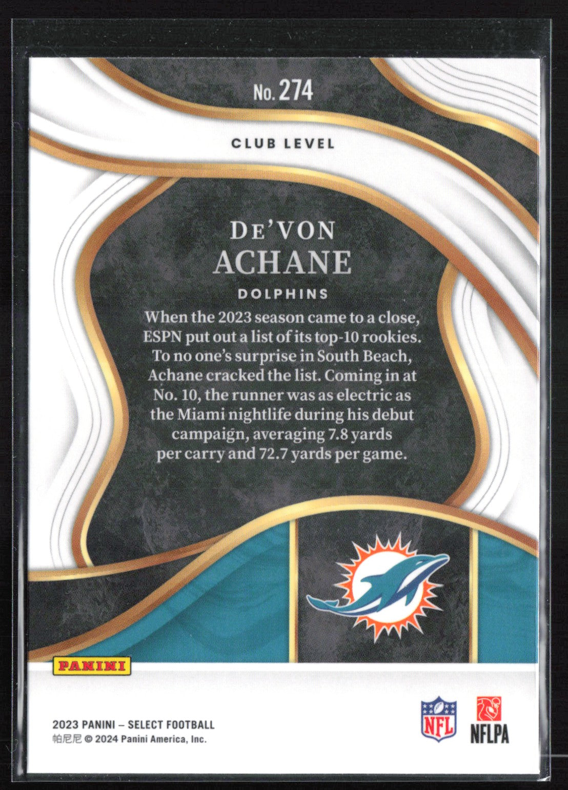 De'Von Achane RC
