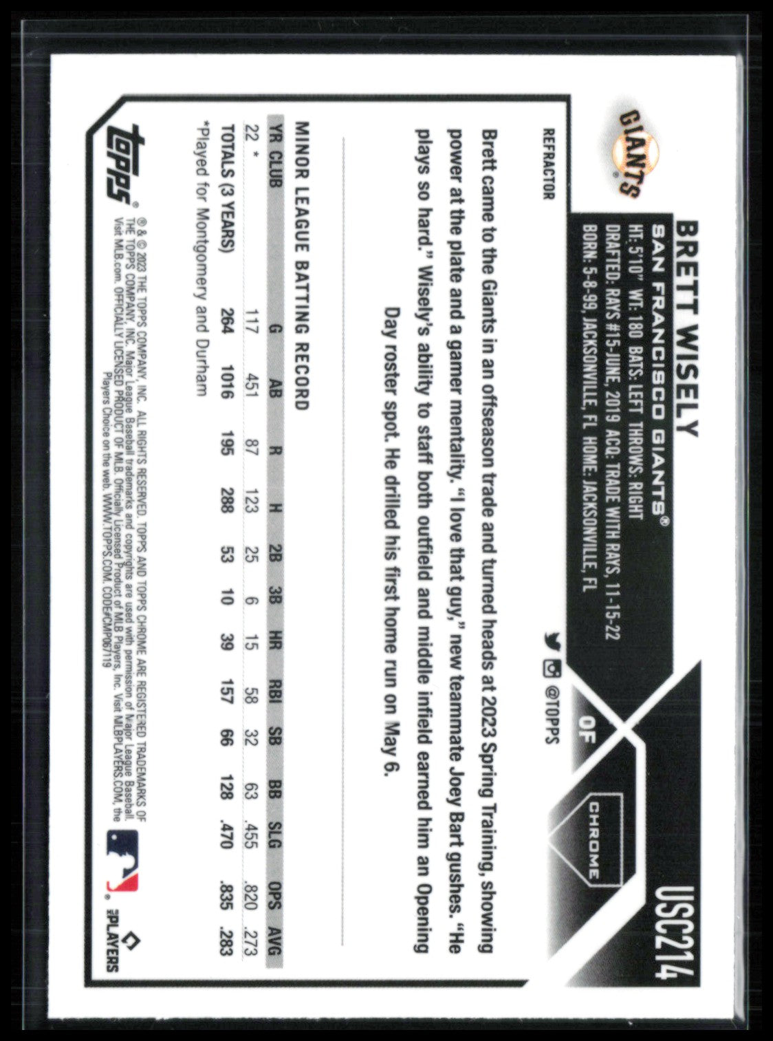 Brett Wisely RC Refractor