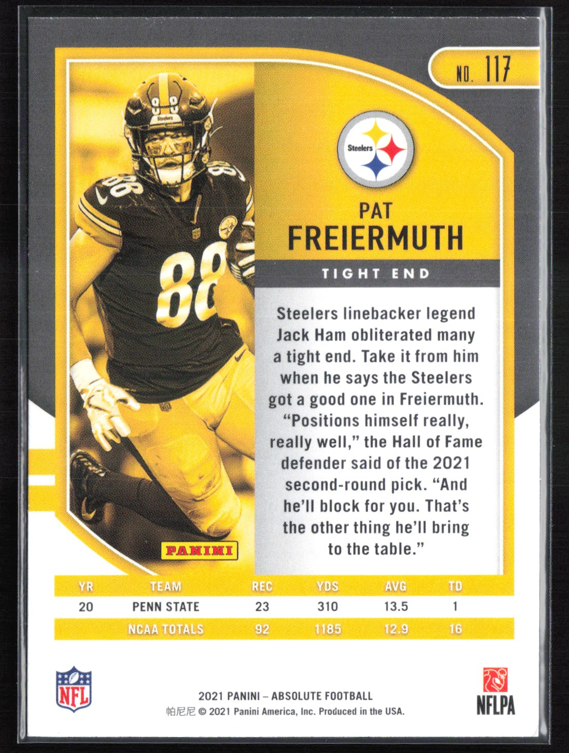 Pat Freiermuth RC