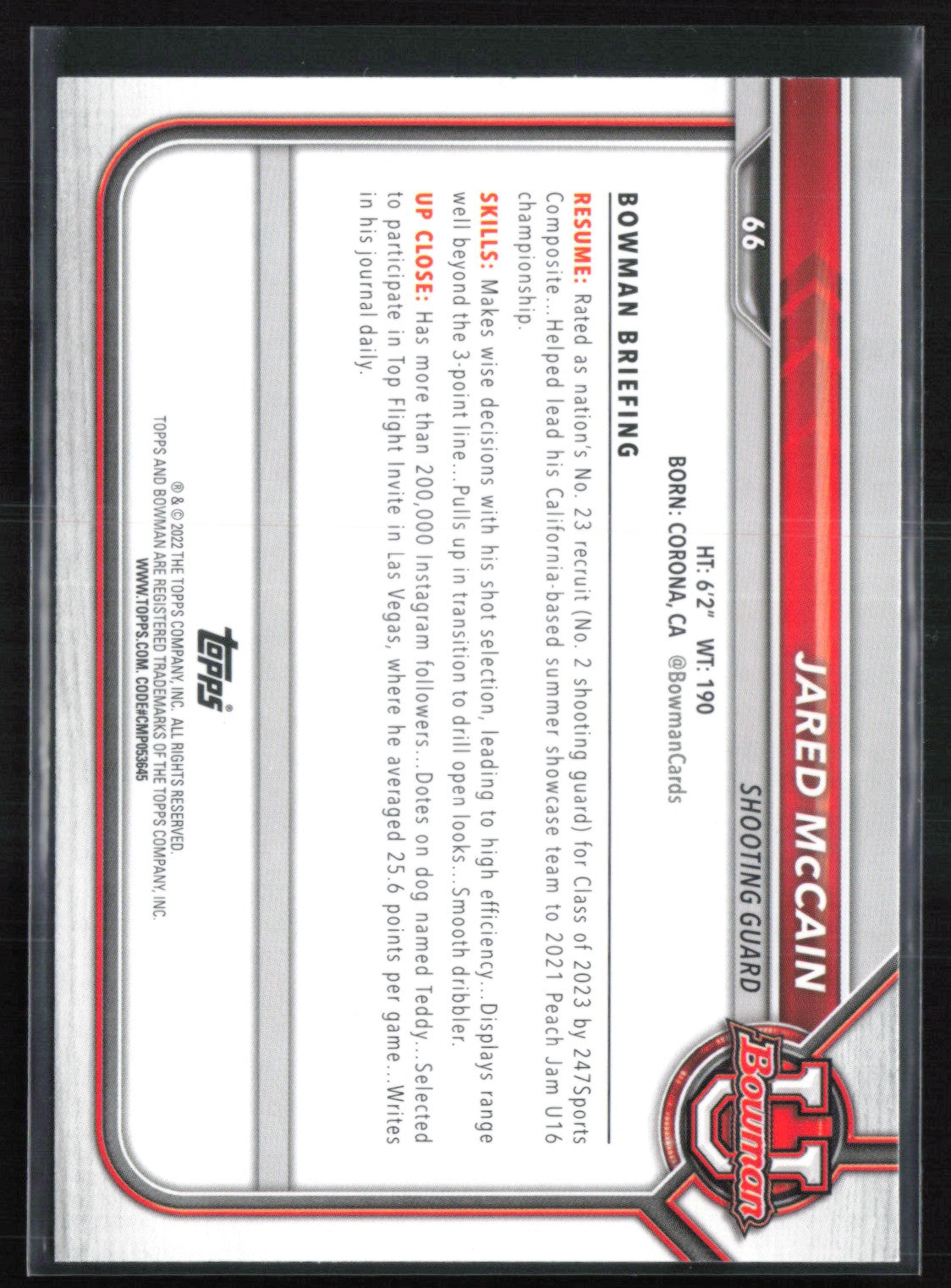 Mark Mitchell 1st Bowman