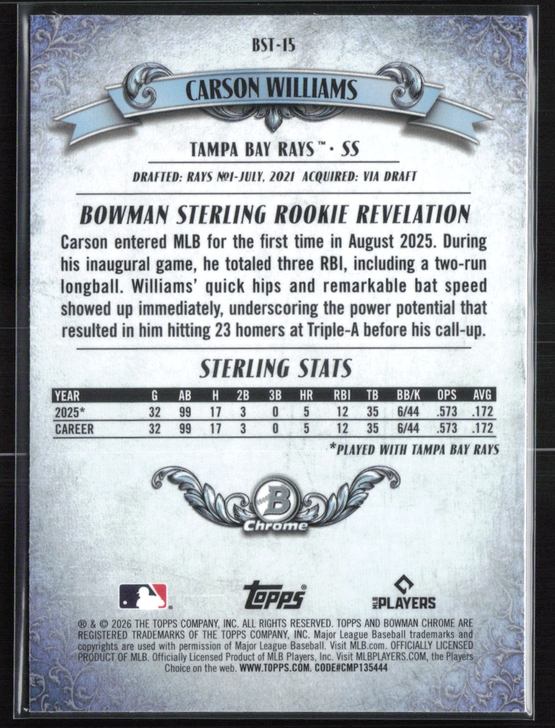 Carson Williams RC