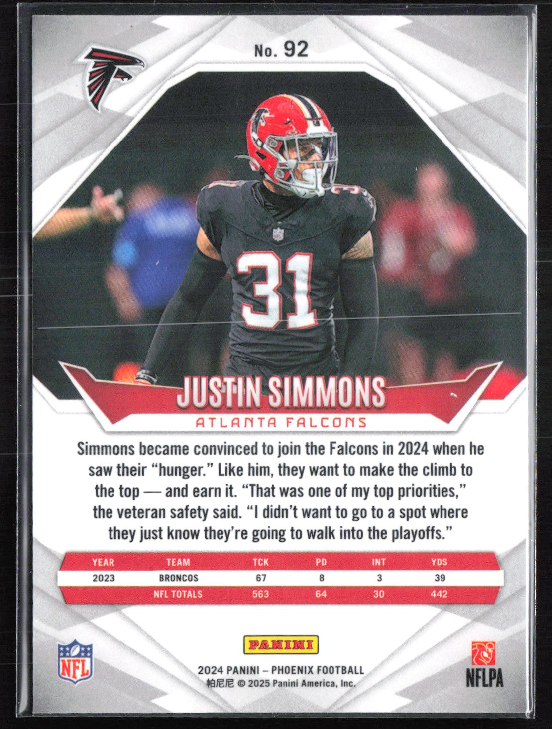 Justin Simmons Purple