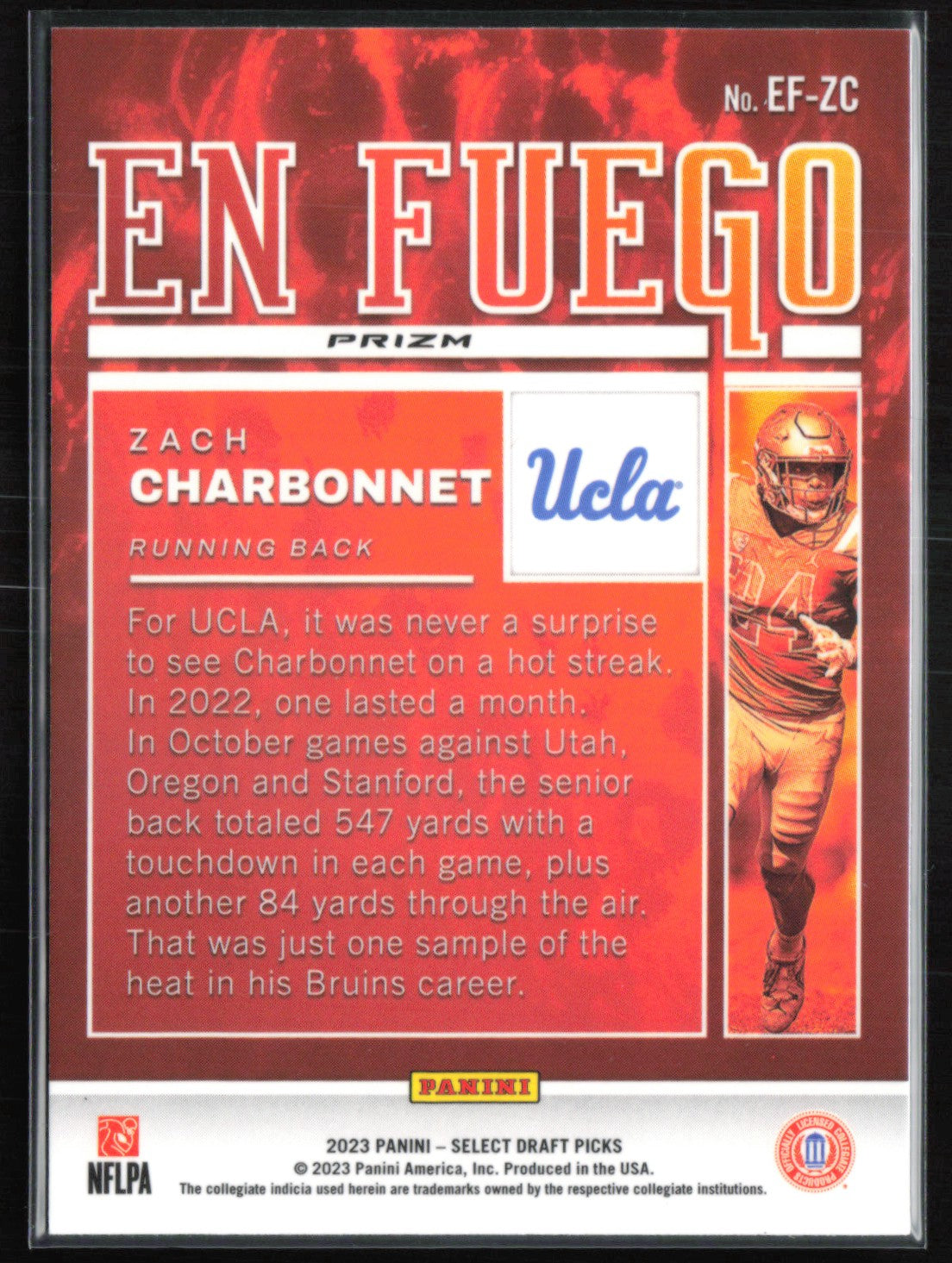 Zach Charbonnet RC Silver