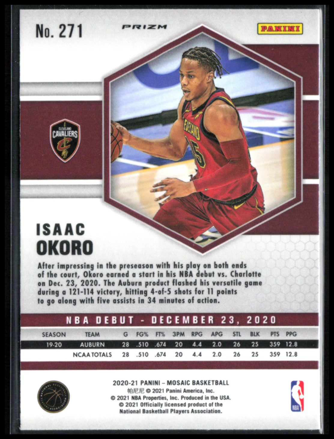 Isaac Okoro RC