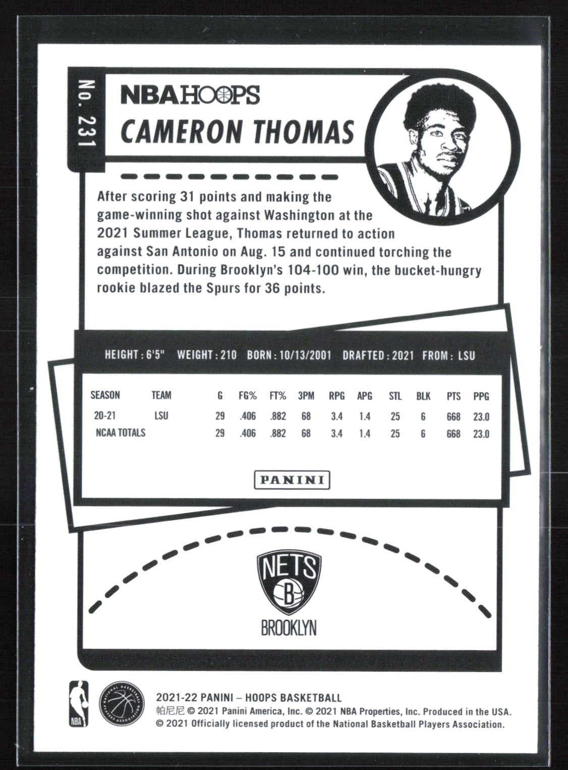 Cameron Thomas RC