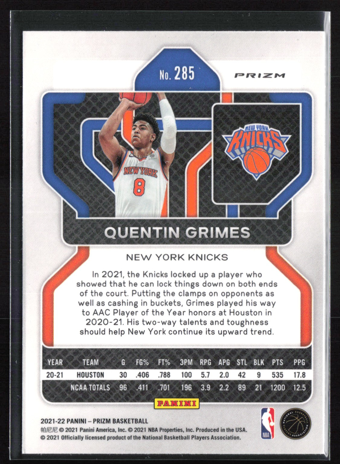Quentin Grimes RC Red Ice