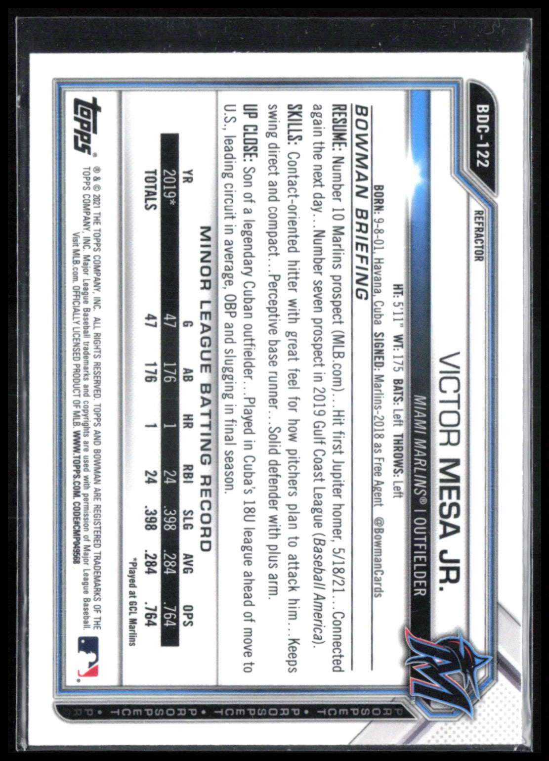 Victor Mesa Jr. Refractor