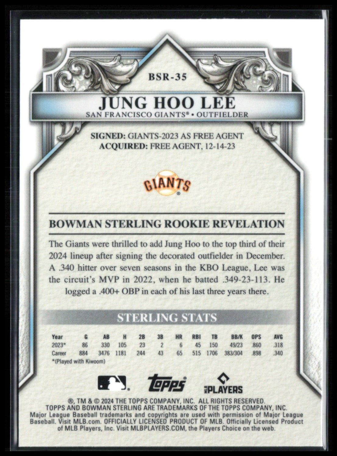 Jung Hoo Lee RC