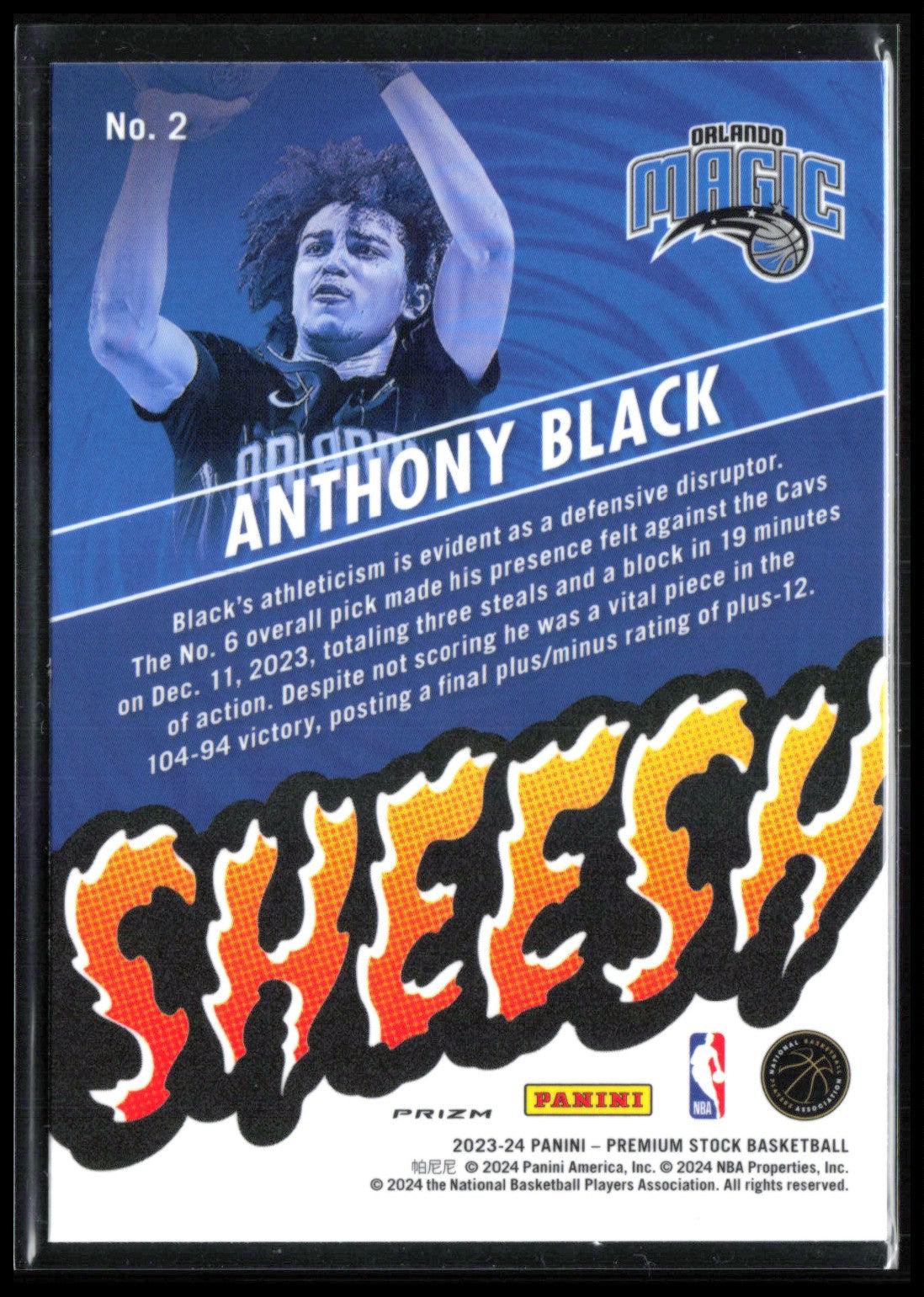 Anthony Black RC Sheesh Fast Break