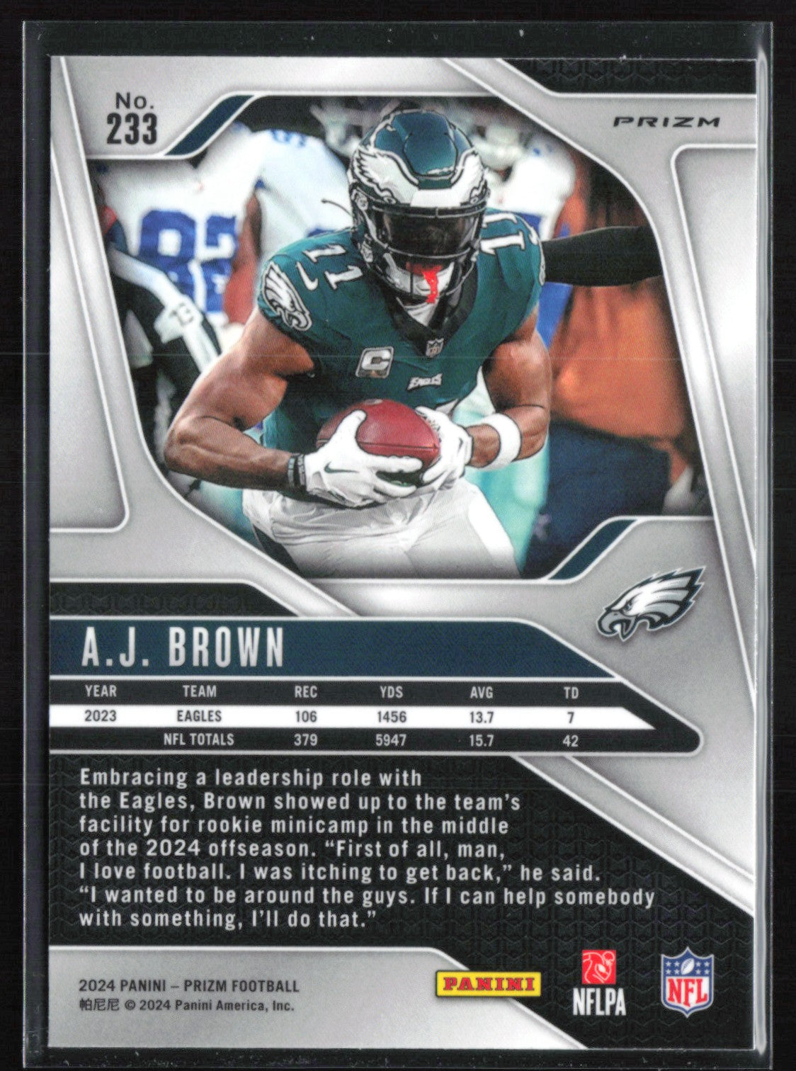 A.J. Brown Silver Prizm