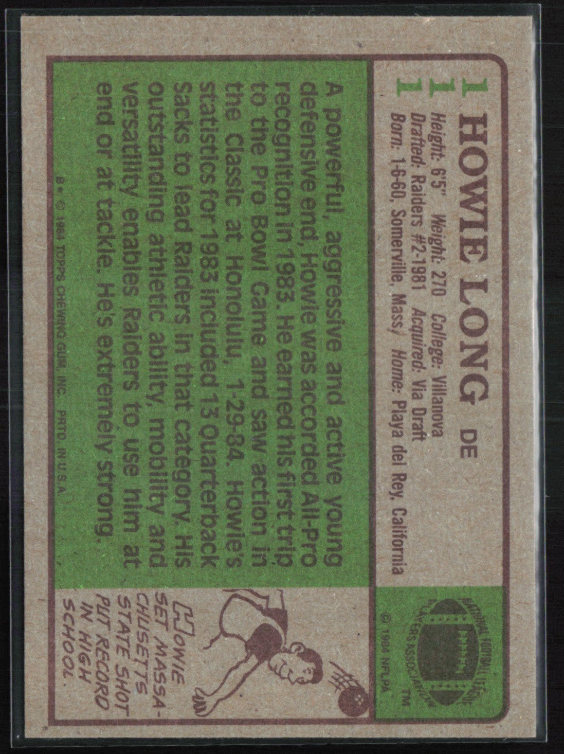 Howie Long 1994 Topps