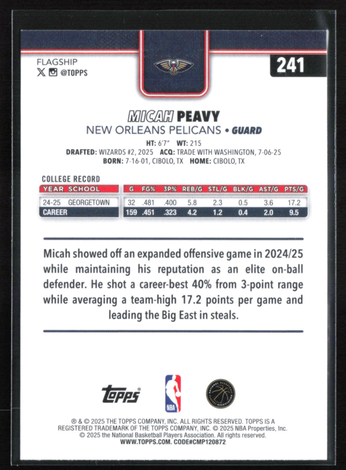 Micah Peavy RC