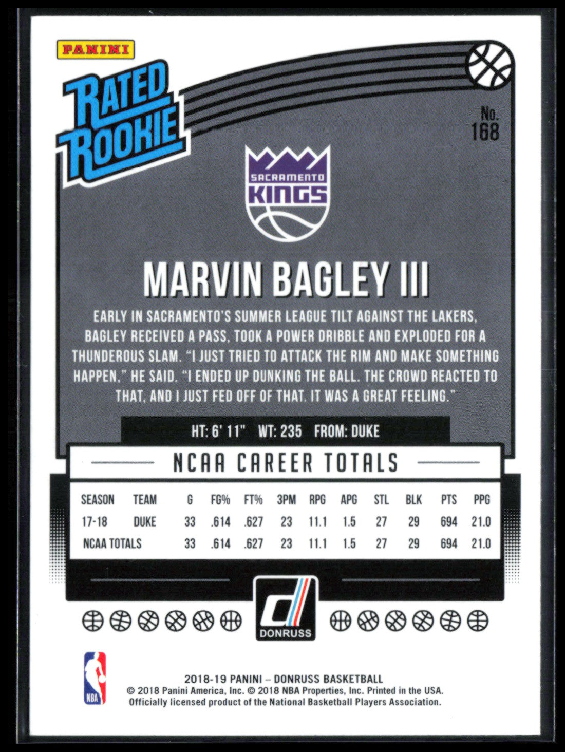 Marvin Bagley III RC