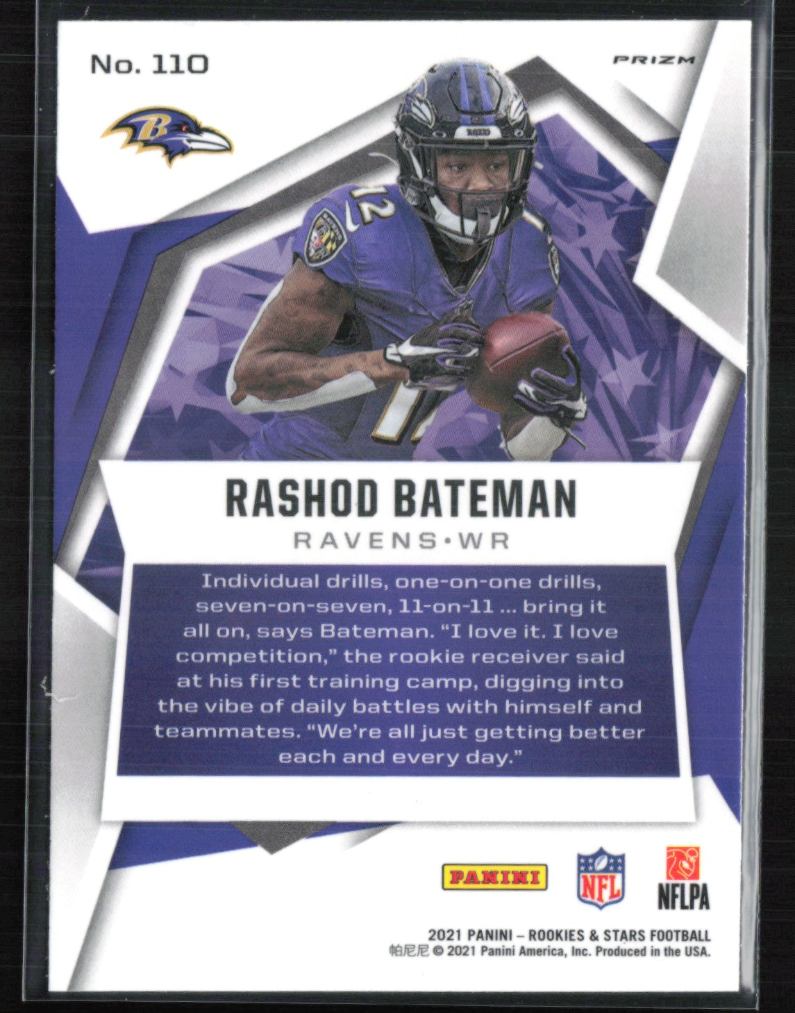Rashod Bateman RC Silver Pulsar