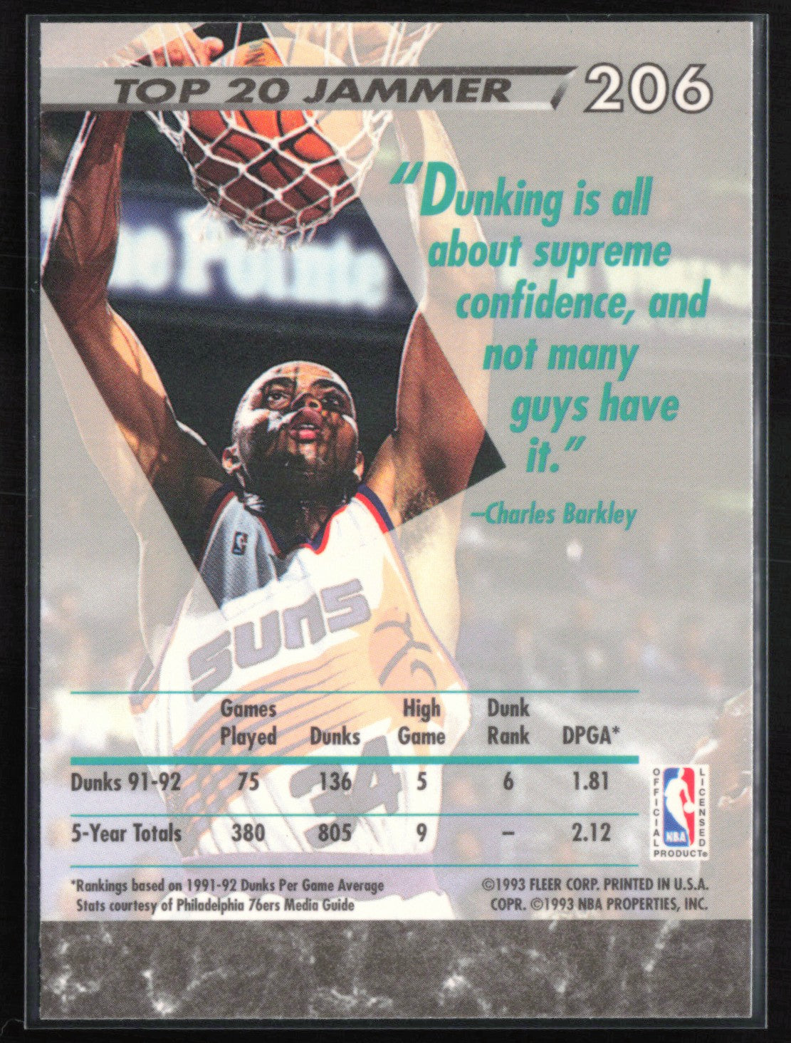 Charles Barkley 1992-93 Fleer Ultra