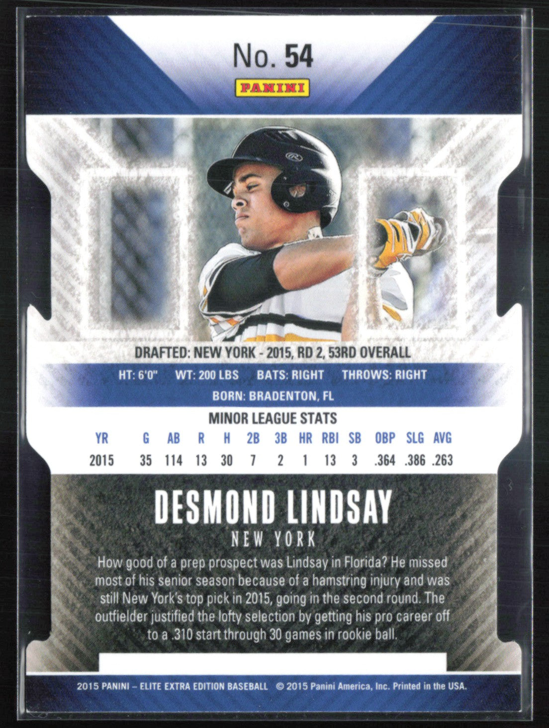 Desmond Lindsay /200