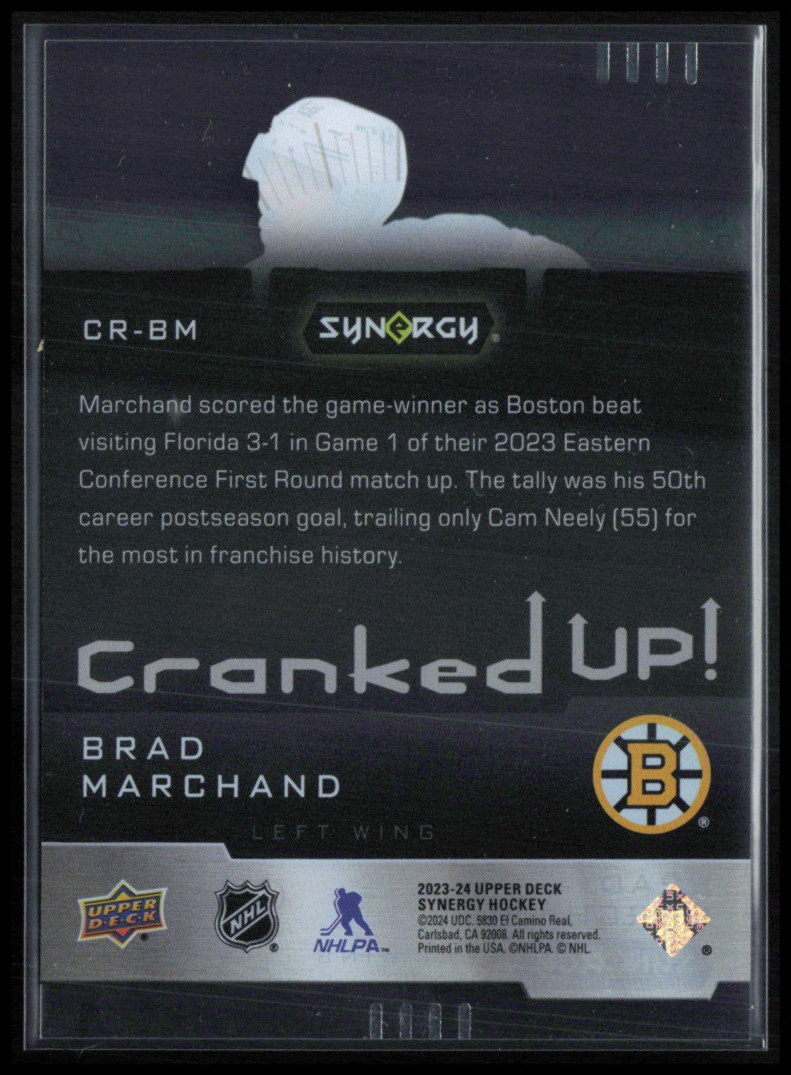 Brad Marchand /849 Cranked Up!