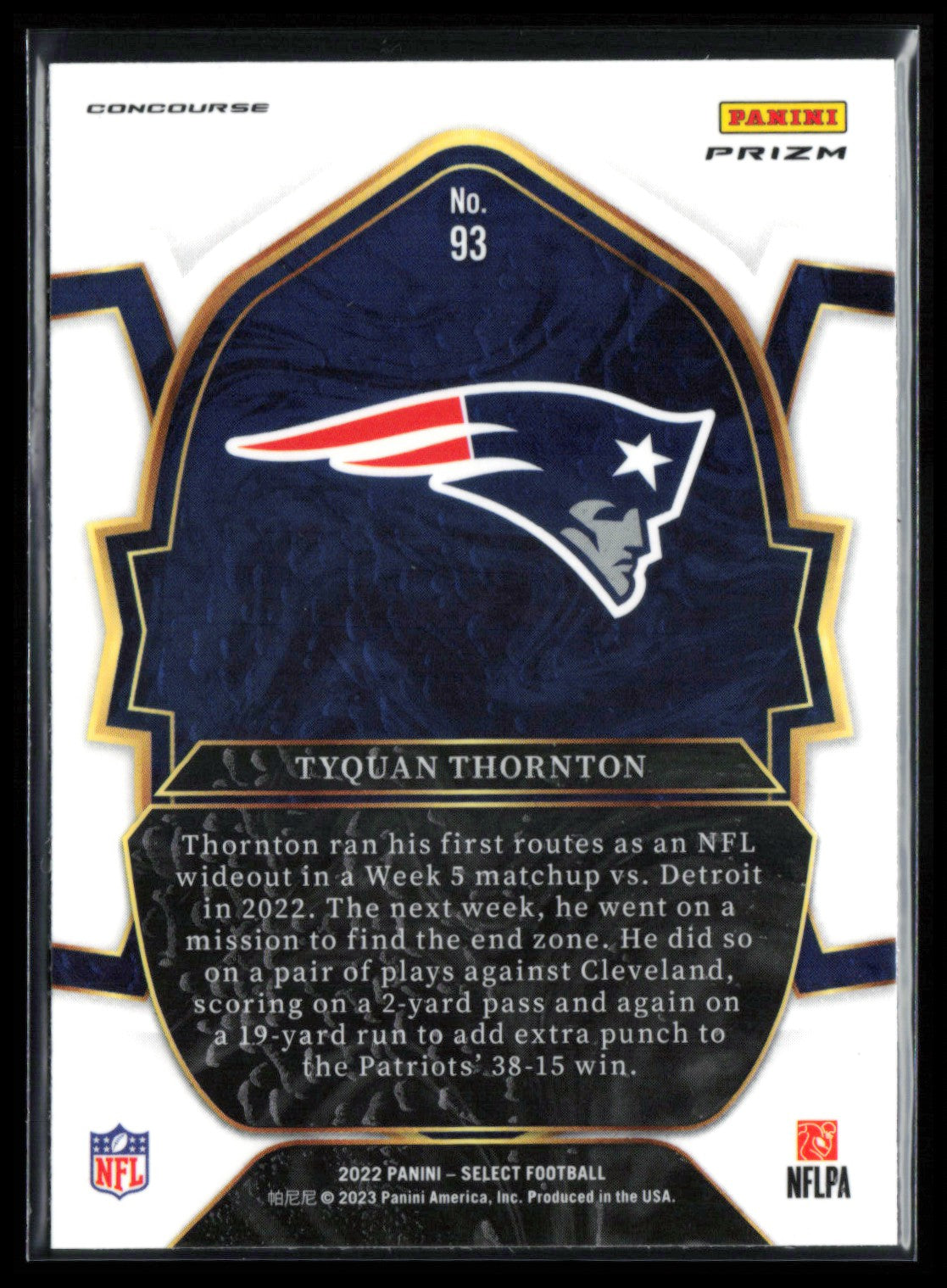 Tyquan Thornton RC Silver