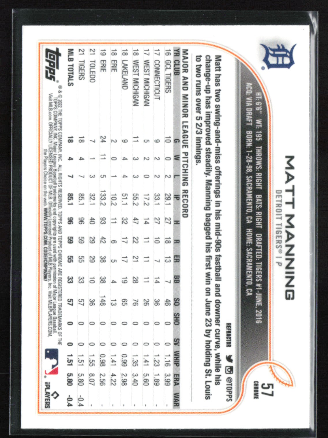 Matt Manning RC Refractor