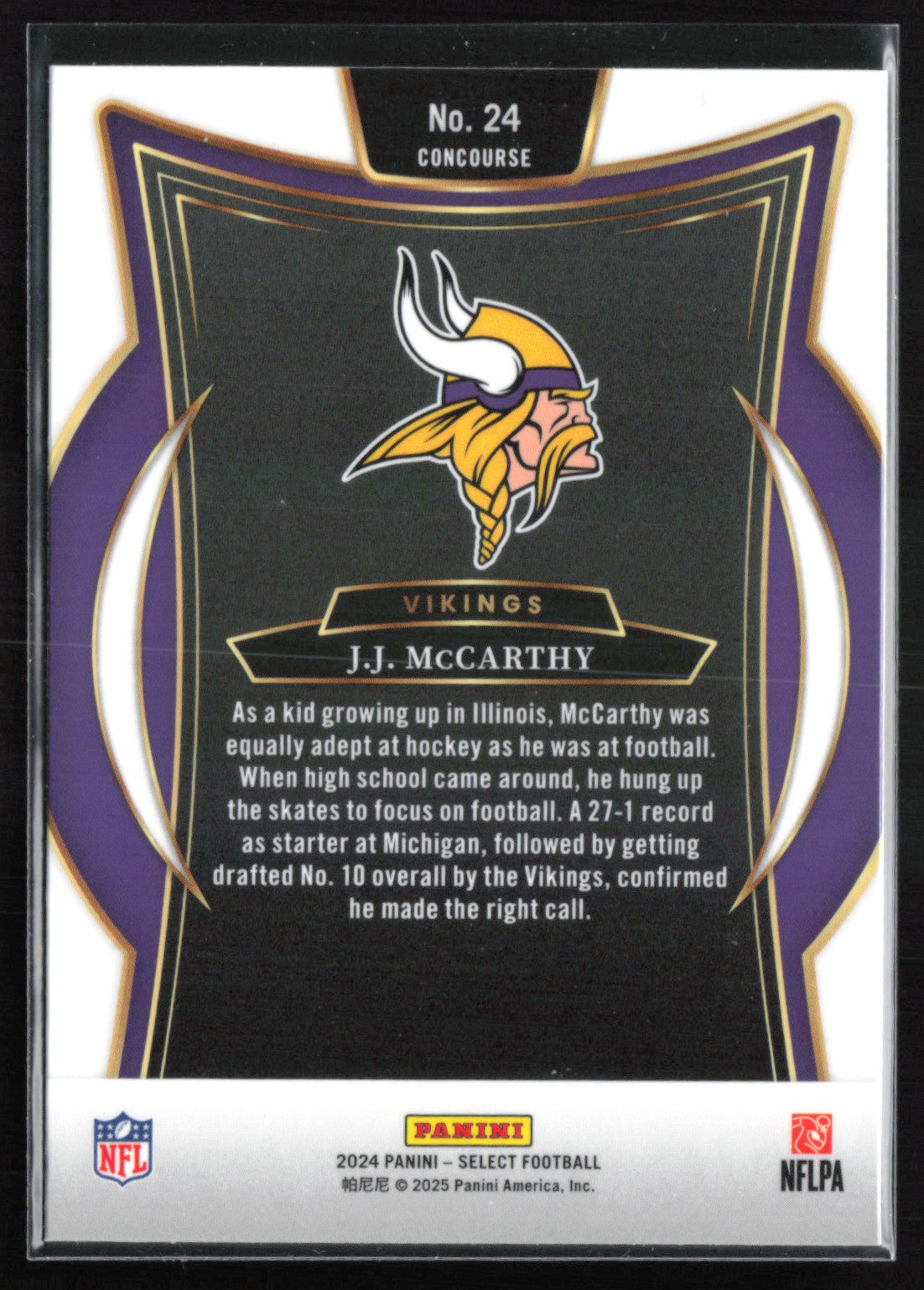 J.J. McCarthy RC