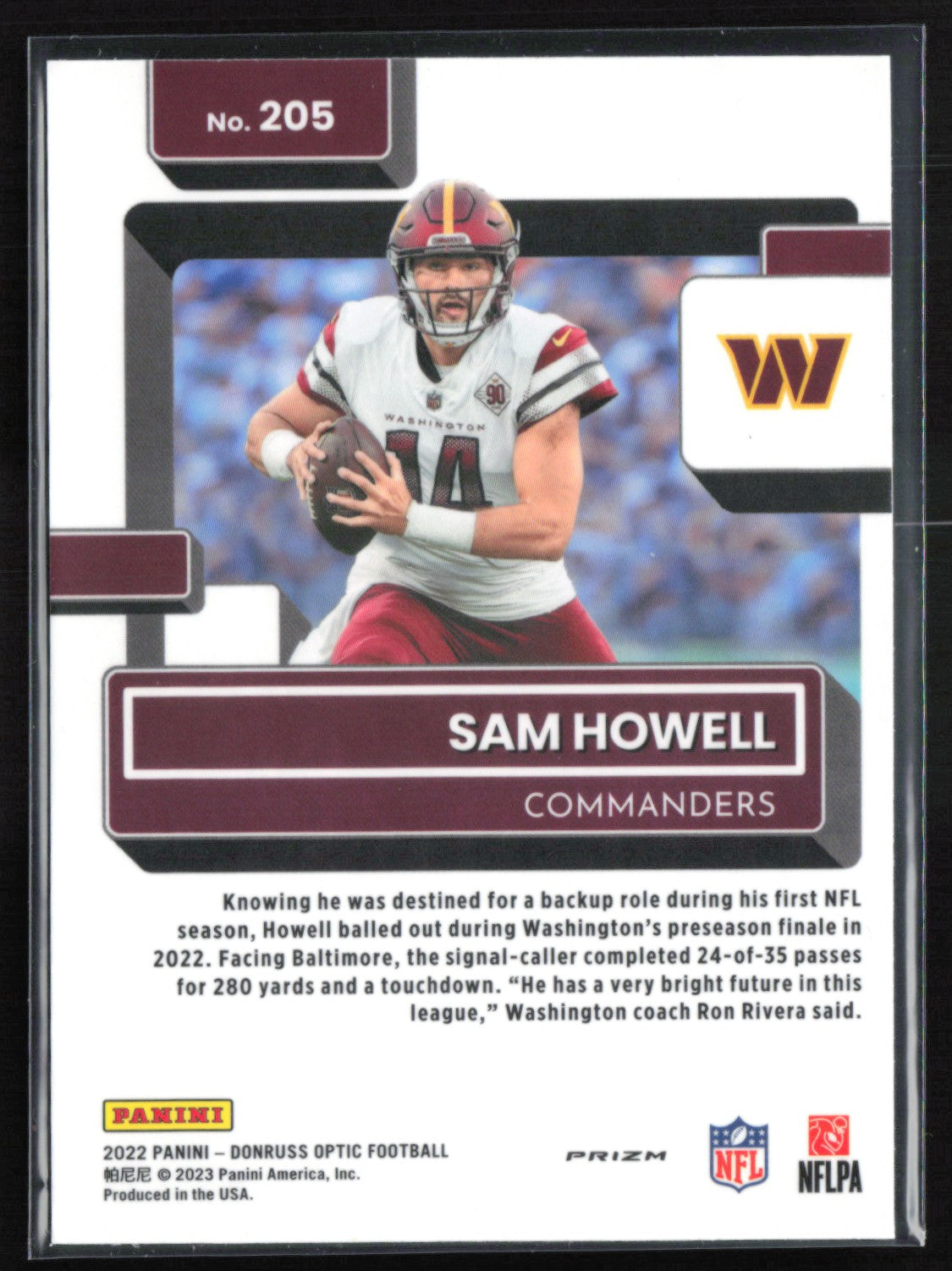Sam Howell RC Purple Shock