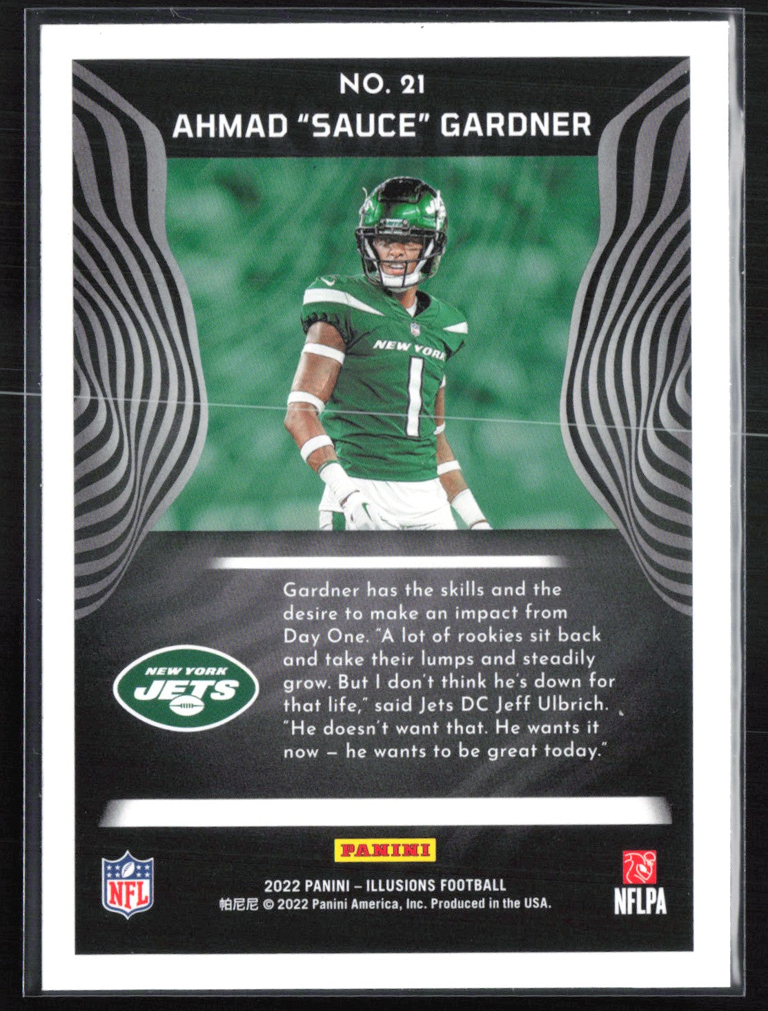 Ahmad Sauce Gardner RC Stardust
