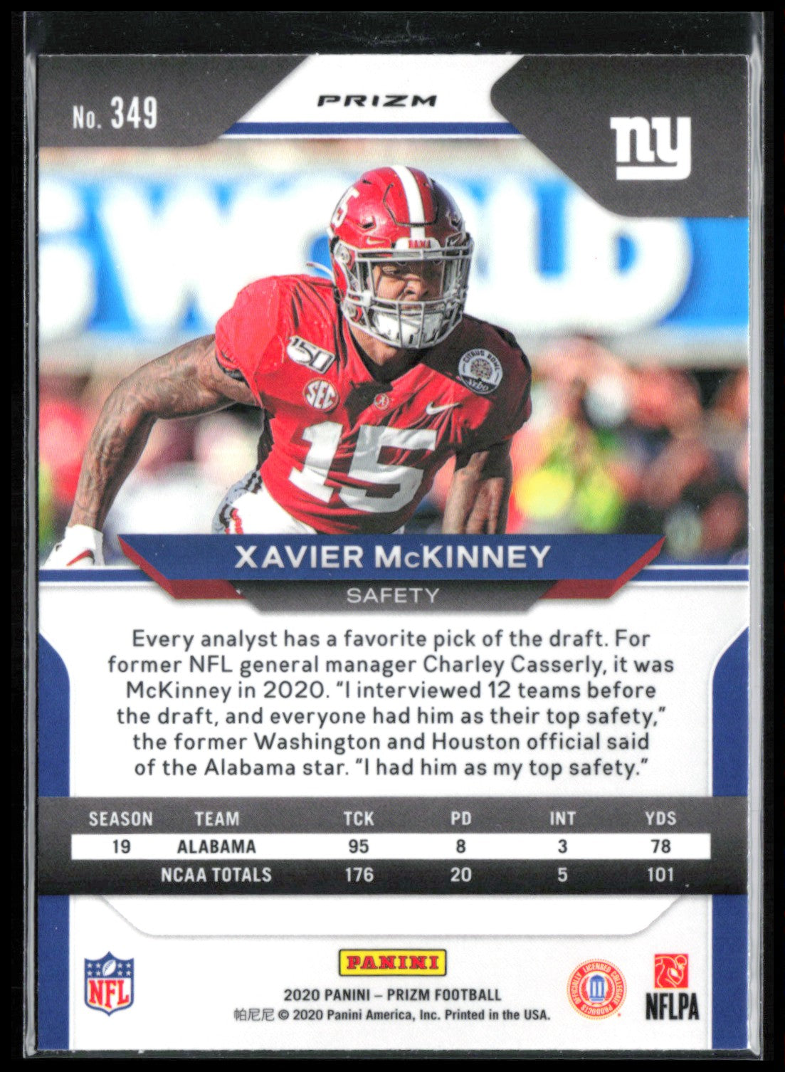 Xavier McKinney RC Orange DIsco