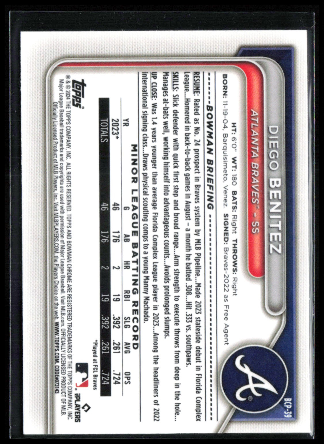 Diego Benitez 1st Bowman