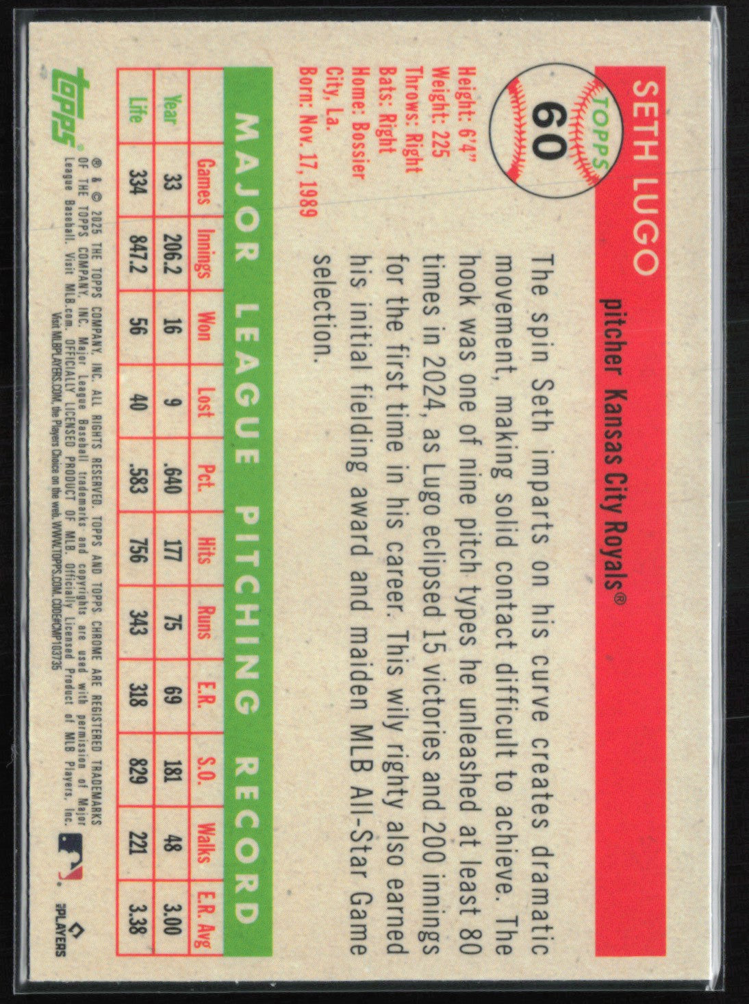 Seth Lugo RC X-Fractor