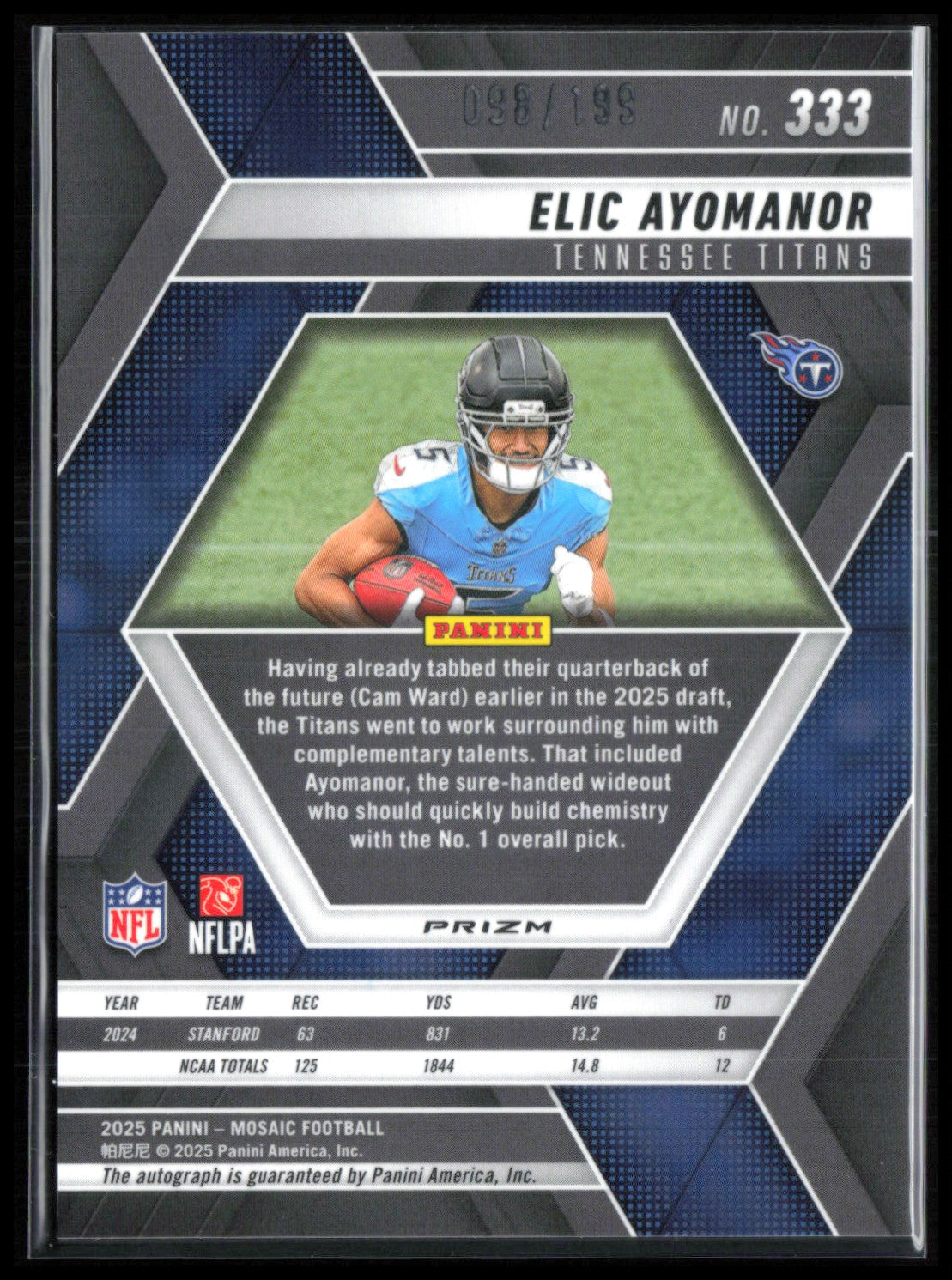 Elic Ayomanor RC Auto Red Mosaic /199