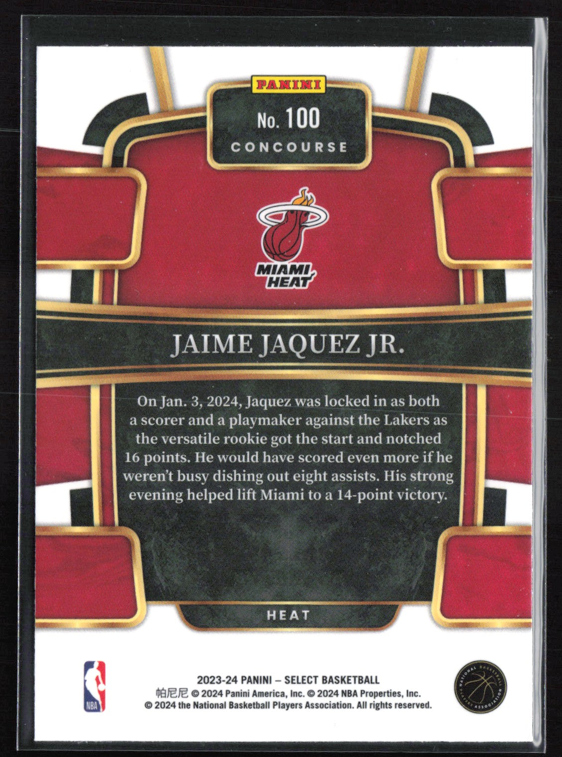 Jaime Jaquez Jr. RC