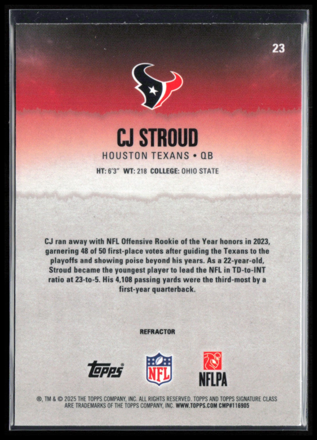 CJ Stroud Refractor