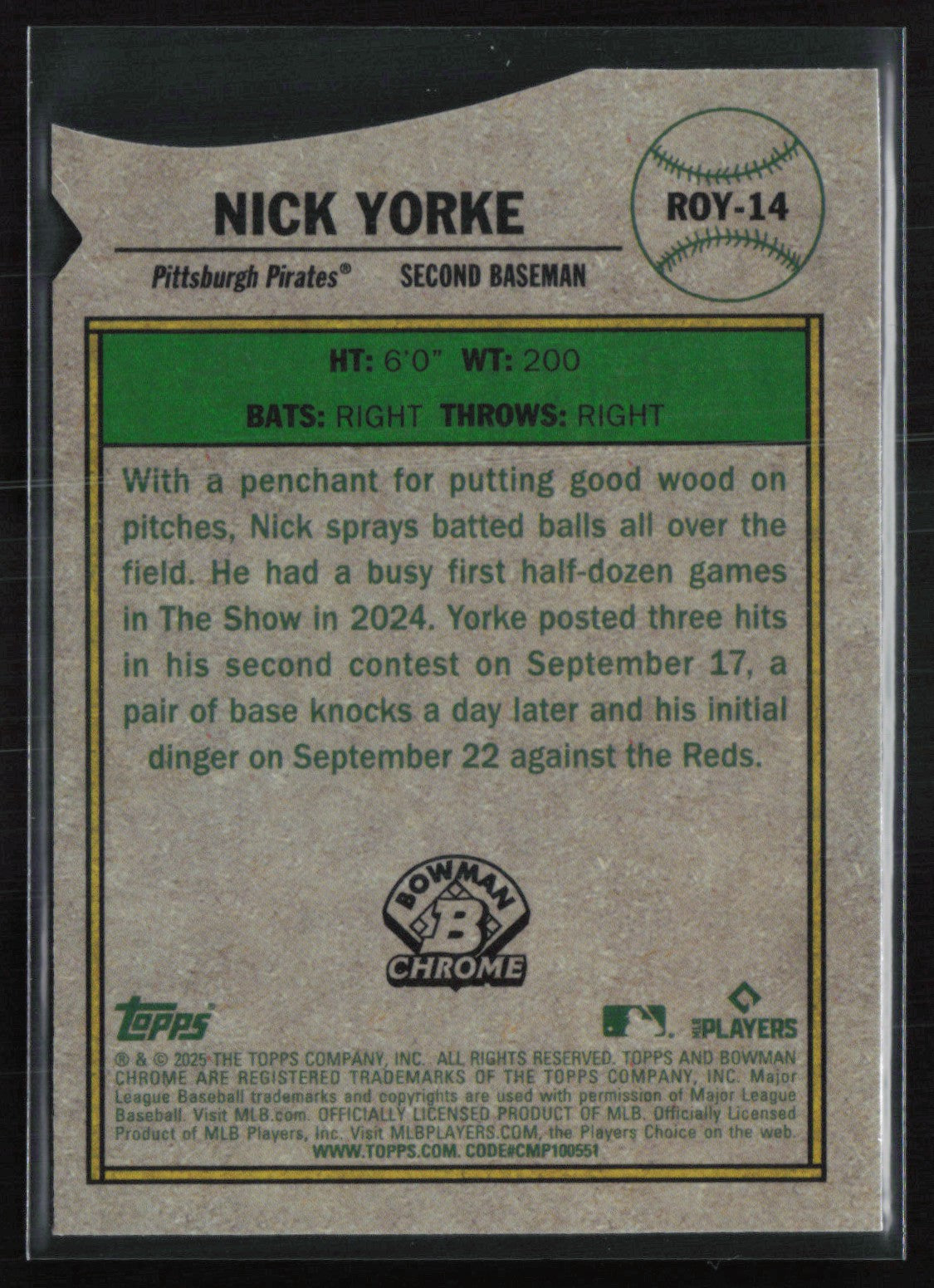 Nick Yorke RC Die-Cut