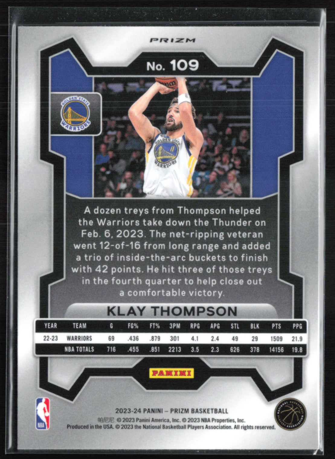 Klay Thompson Orange Ice