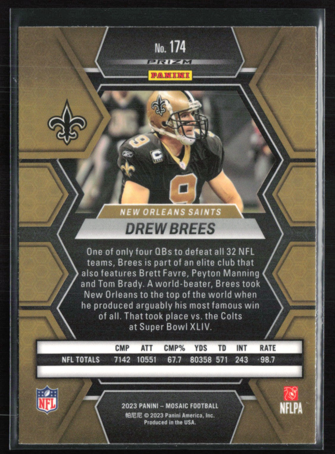 Drew Brees Reactive Blue