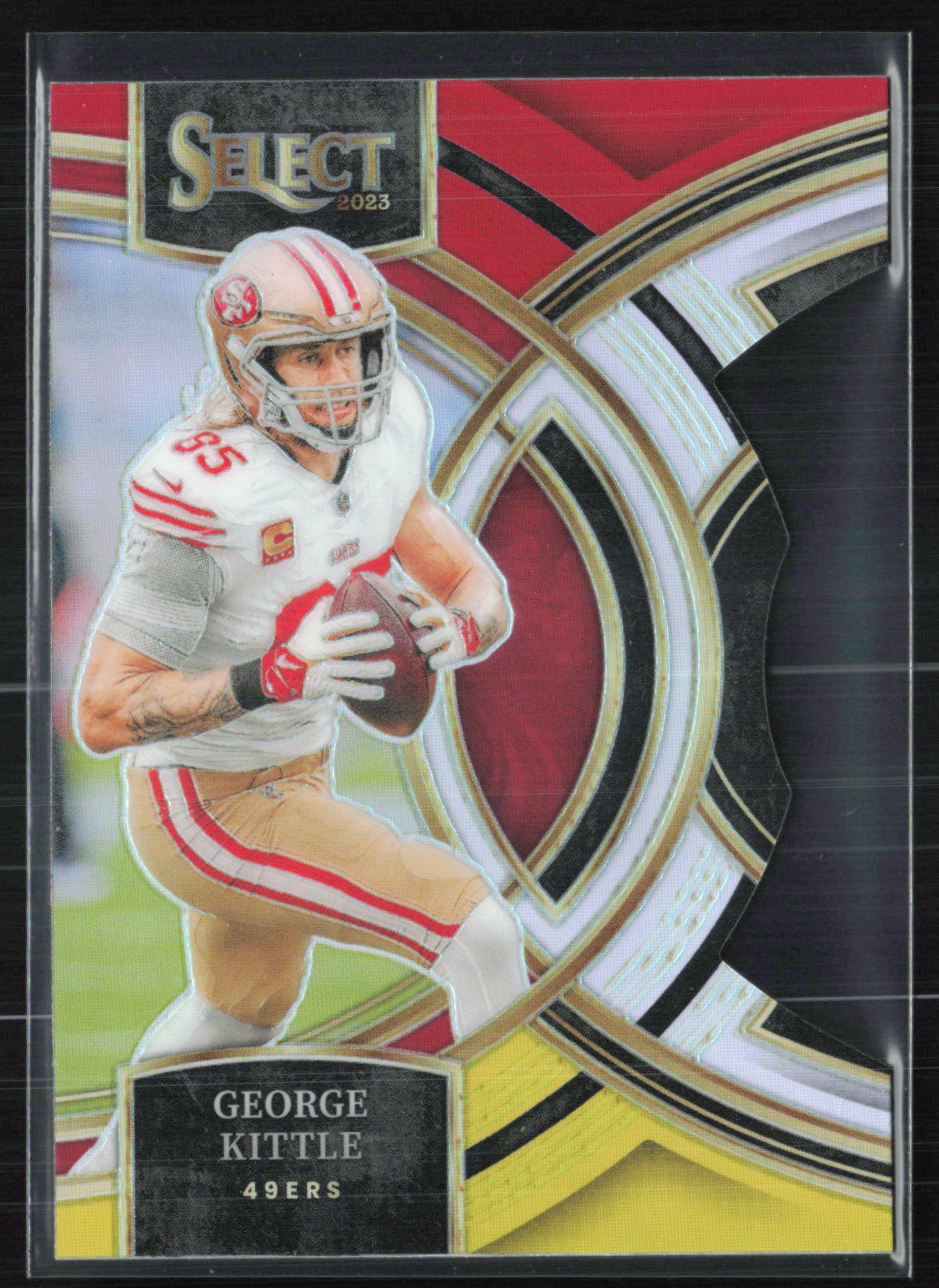 George Kittle Red Yellow Die-Cut