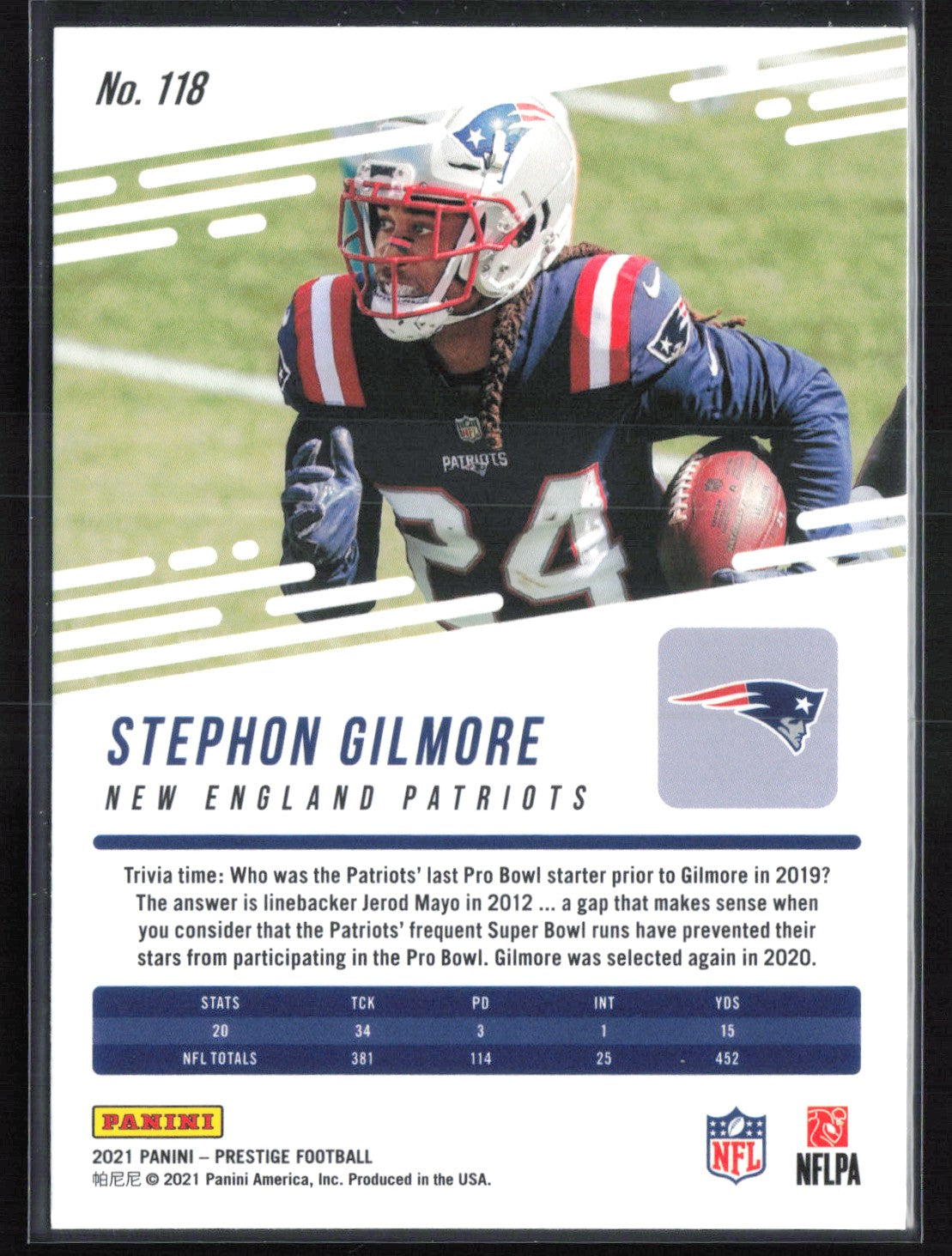 Stephon Gilmore Astro