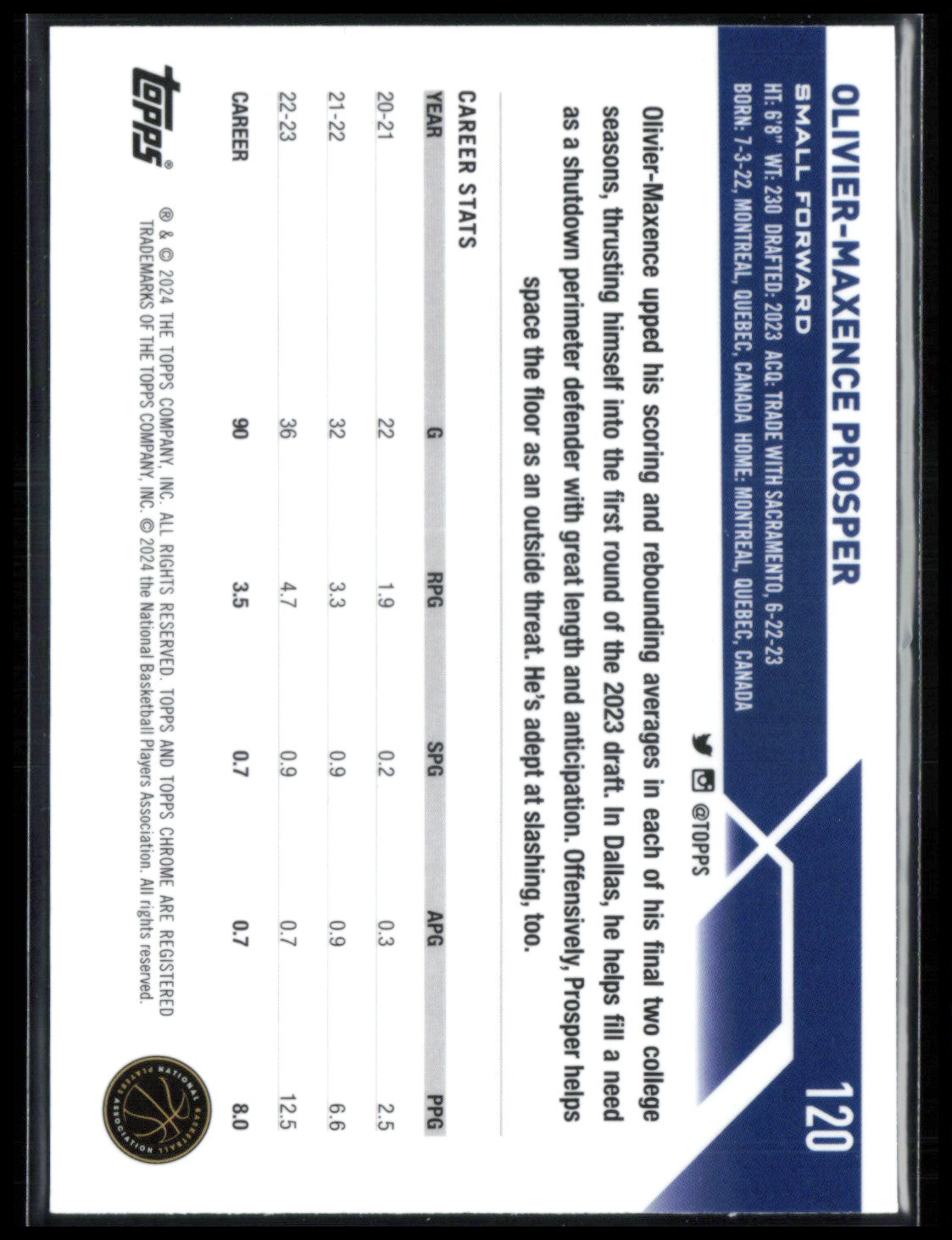 Olivier-Maxence Prosper RC
