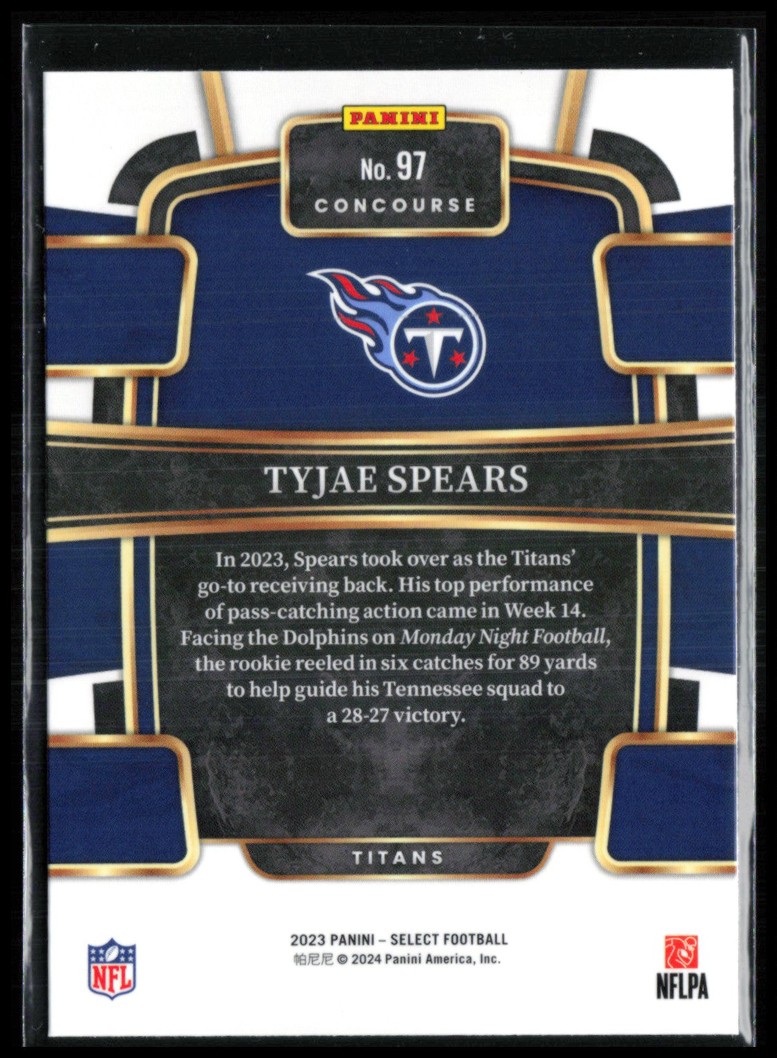 Tyjae Spears RC