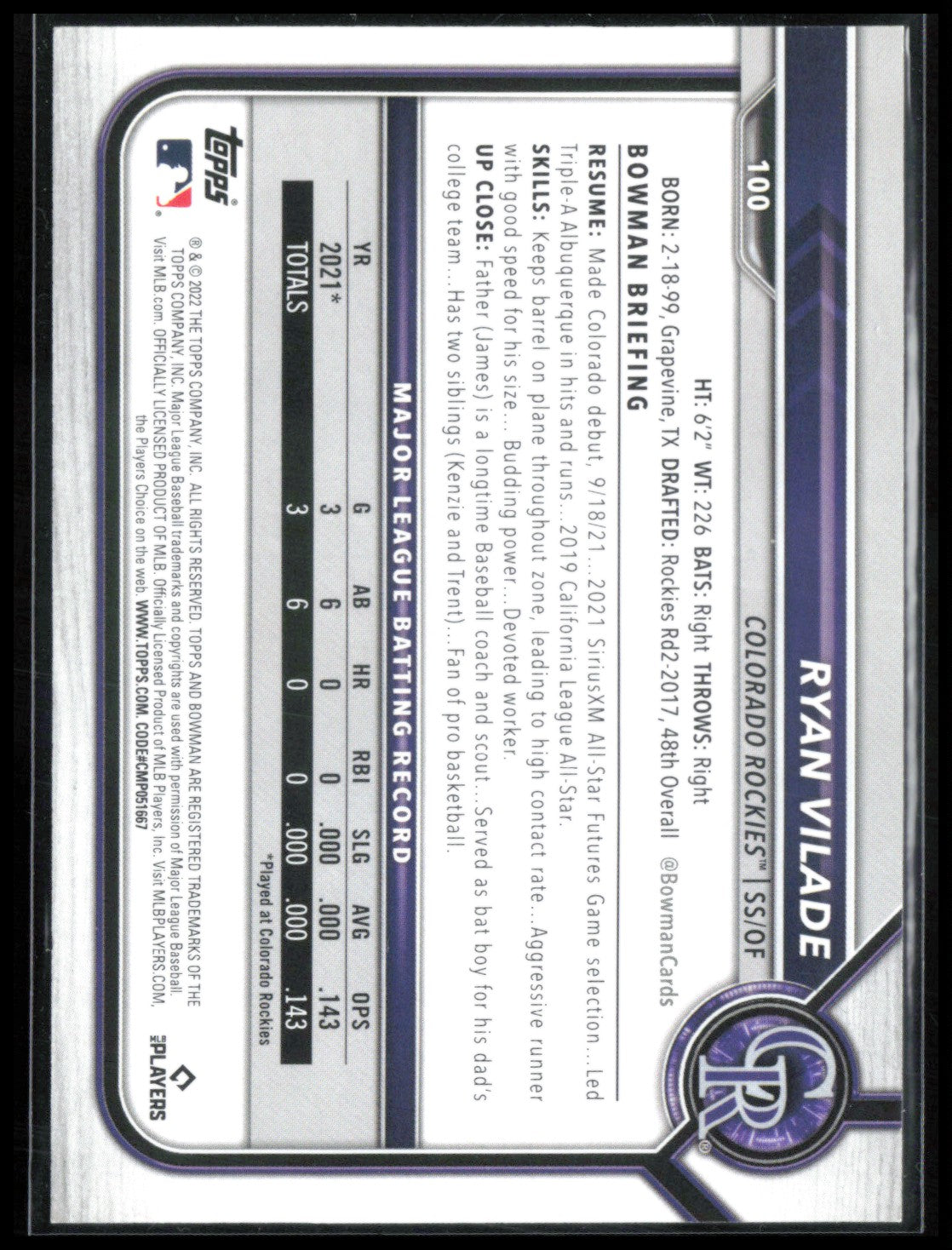Ryan Vilade RC Green /399