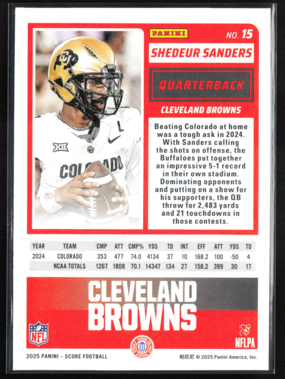 Shedeur Sanders RC