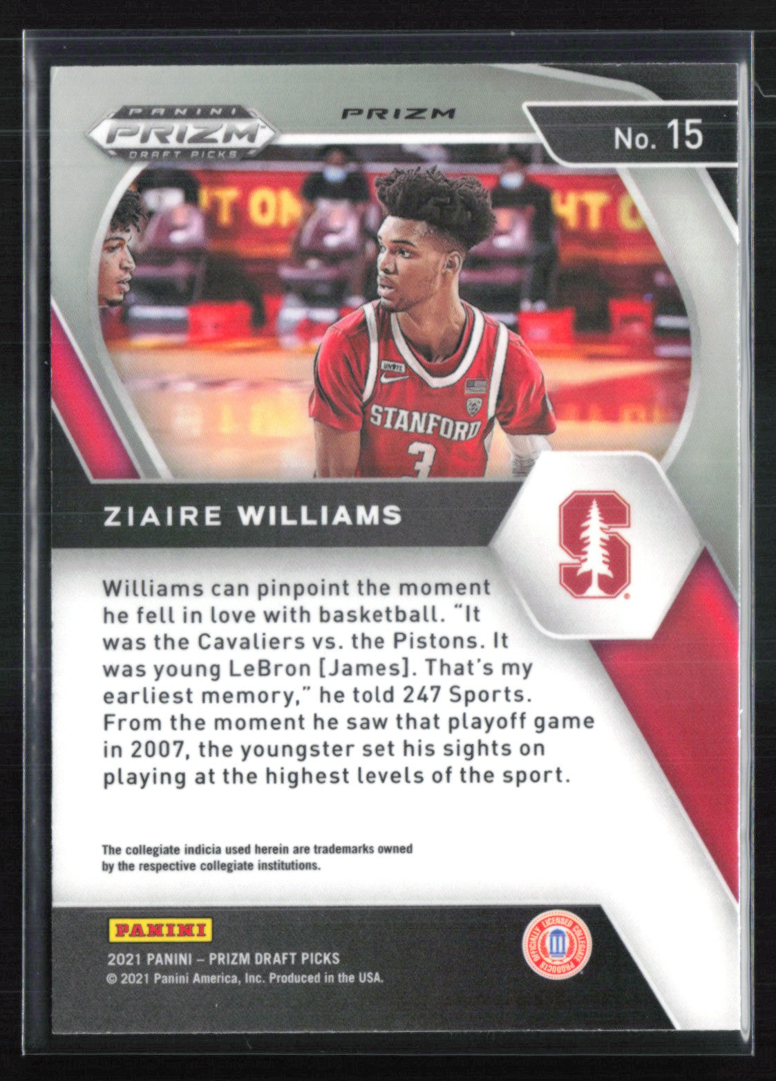 Ziaire Williams RC Orange Ice