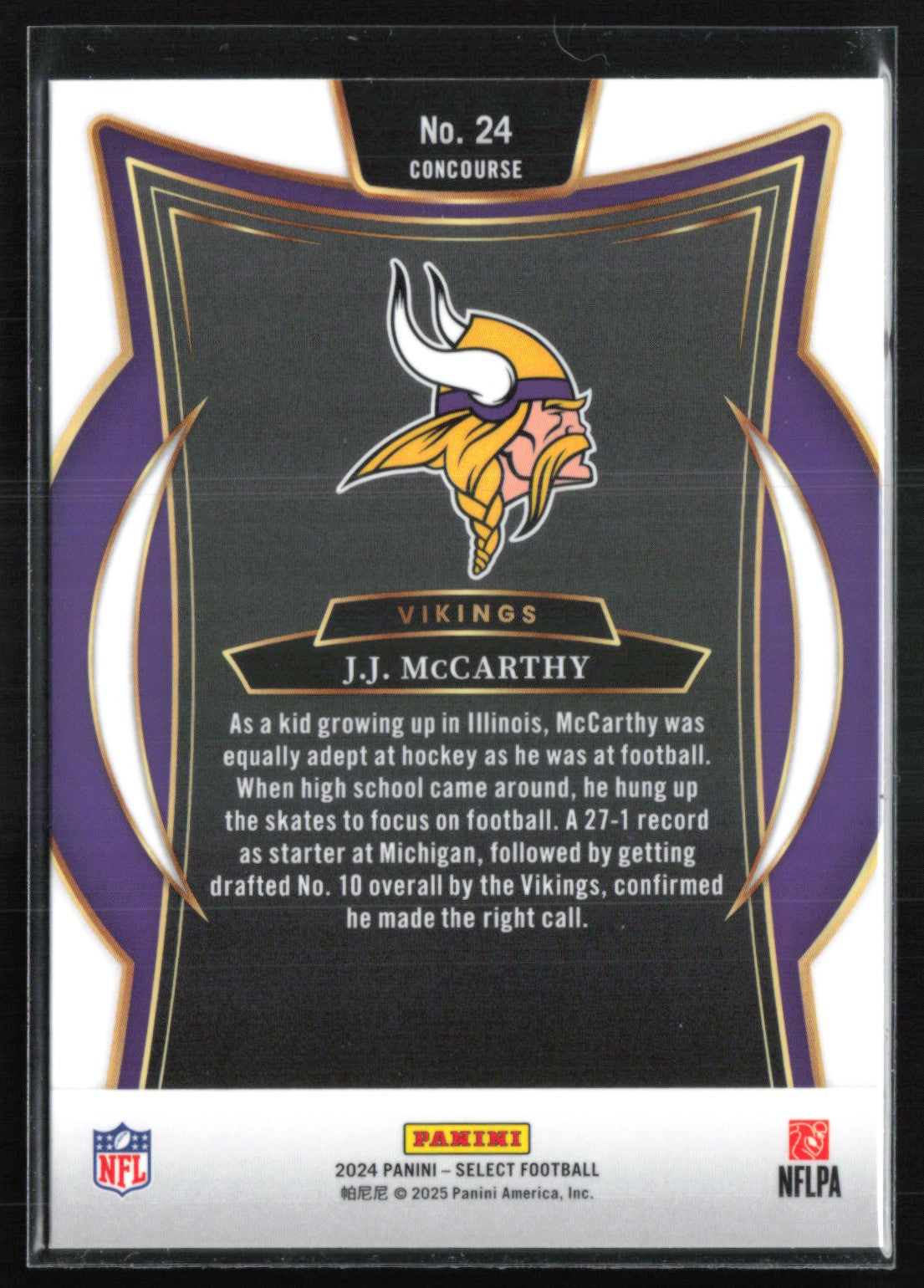 J.J. McCarthy RC Concourse